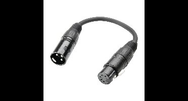 Adam Hall K3DHM0020 DMX verloop van 3p naar 5p