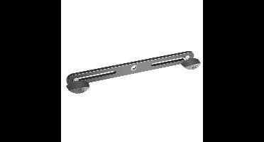 Adam Hall T-bar voor 2 microfoons