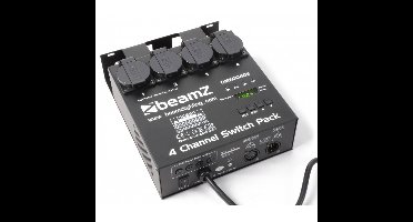 BeamZ 4-kanaals DMX switchpack