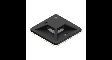 Procab ACM130/B Kabelbinderhouder 30x30mm zwart (100 stuks)