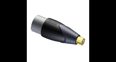 Procab CLP102 XLR male naar RCA female adapter