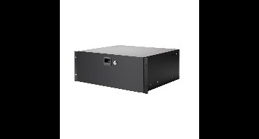 Adam Hall 19 inch racklade staal met slot 4 HE