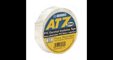 Advance Tapes AT7 PVC tape 19mm 33m wit