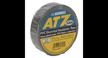 Advance Tapes AT7 PVC tape 19mm 33m grijs