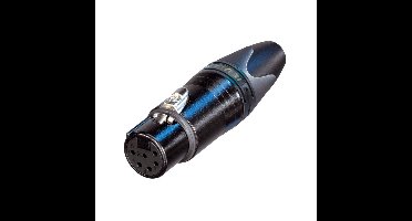 Neutrik NC6FXX-BAG Female XLR kabeldeel 6p zwart