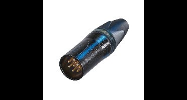 Neutrik NC6MXX-B Male XLR kabeldeel 6p zwart