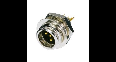 Rean RT4MP mini XLR chassisdeel male 4-polig