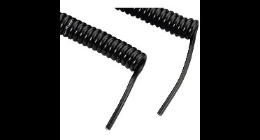 Monacor CCX-5M Spiraal signaalkabel 80-500 cm