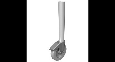 Power Dynamics Ronde podiumpoot 40cm met wiel en rem
