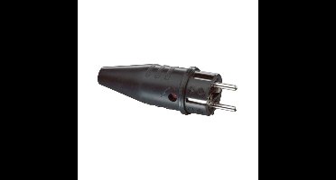ABL Rubber schuko IP44 stekker 16A