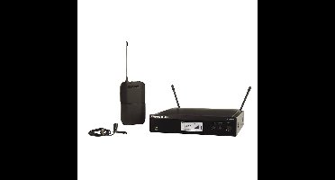 Shure BLX14R-CVL draadloze dasspeld microfoon (rackmount)