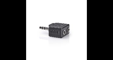 Nedis Mini-jack male naar mini-jack female (2x) stereo adapter