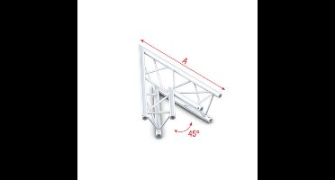 Showtec GT30 Driehoek truss 001 hoek 45g