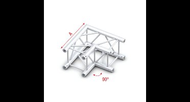 Showtec PQ30 Vierkant truss 003 hoek 90g