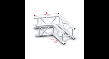 Showtec FQ30 Vierkant truss 004 hoek 120g