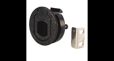 Adam Hall 1656 Plastic sluiting voor deurhendel zwart