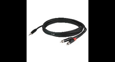 DAP FLX30 minijack naar 2x RCA verloopkabel 1.5m
