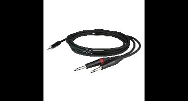 DAP FLX31 minijack naar 2x mono jack verloopkabel 1.5m