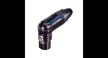 Neutrik NC3FRX-B Haaks Female XLR kabeldeel 3p zwart