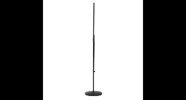 K&M 26010 Microfoonstatief zonder hengel met ronde voet zwart