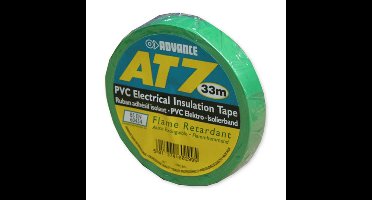 Advance Tapes AT7 PVC tape 15mm 33m groen