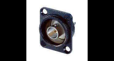 Neutrik NBB75DSIB BNC chassisdeel soldeercontacten zwart