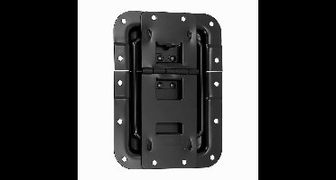 Adam Hall 270836 BLK groot inbouw stopscharnier met verzet zwart