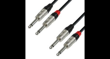 Adam Hall 4 Star TPP 0300 Rean kabel 2x jack mono naar 2x jack mono 3m