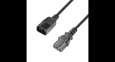 Adam Hall 4 Star PLK 0100 IEC Euro verlengkabel 3x1,5mm 1m