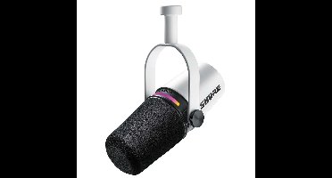 Shure MV7+ Podcast microfoon wit