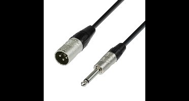 Adam Hall 4 Star MMP 1000 Rean verloopkabel 1x XLR male naar 1x jack mono 10m