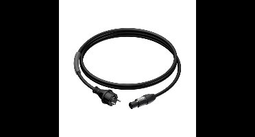 Procab PRP433/1.5 Schuko naar Powercon True1 kabel 1.5 m