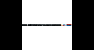 Cordial ECL CMK222-BLACK100 Microfoonkabel 2x 0.22mm² zwart 100m