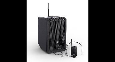 LD Systems ANNY 8 BPH B6 mobiele accu speaker met mixer en 1x headset microfoon incl. bodypack
