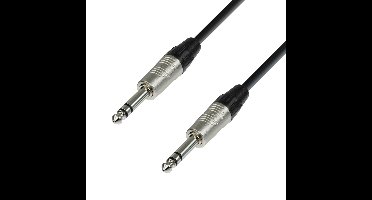 Adam Hall 4 Star BVV 0300 gebalanceerde Jack TRS instrumentkabel 3,0 m