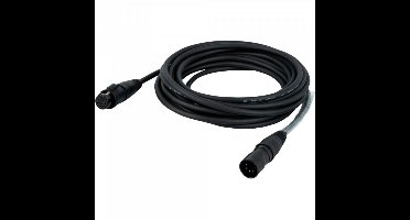DAP FLR75 IP65 XLR DMX kabel 5-polig 10 m