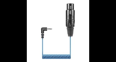 Sennheiser KA 600 gekrulde verloopkabel XLR female naar 3,5 mm mini-jack haaks