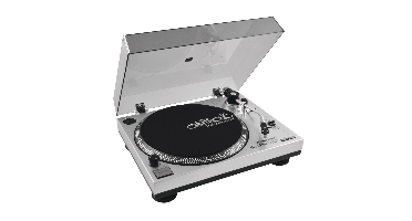 Omnitronic BD-1380 USB Draaitafel zilver