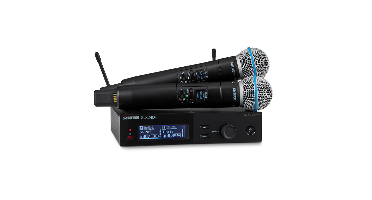 Shure SLXD24D+E/B58 Dubbele draadloze Beta58A microfoon set