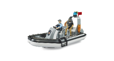 Bruder Politieboot met Politieagent