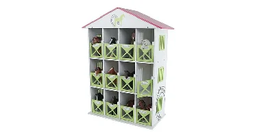 Kids Globe paardenopbergdoos met 12 vakken