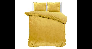 Sleeptime Velvet Uni Dekbedovertrek Goud