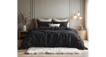 Sleeptime Teddy Katoen Antraciet