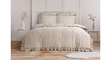Sleeptime Ruffles Taupe