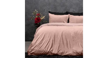 Sleeptime Velvet Uni Dekbedovertrek Roze