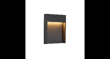 SLV FLATT Antraciet wandlamp