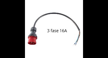 Voedingskabel voor laadstation met CEE stekker - 3 x 16A