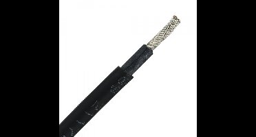 kabel zwart 6mm² per meter