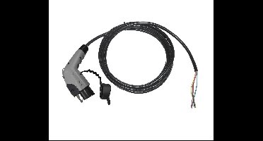 Laadkabel Type 1 naar open einde - 1x32A - 5 meter