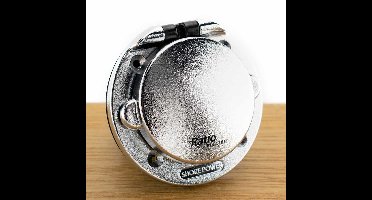 Walstroom invoer/ inlet 16A kunststof - verchroomd